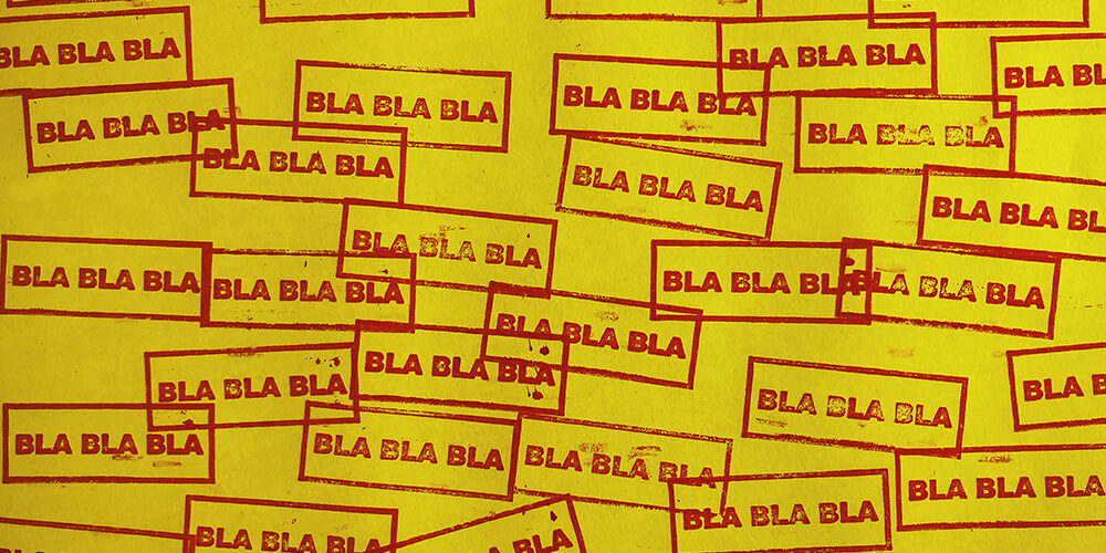 Come non fare bla-bla-bla